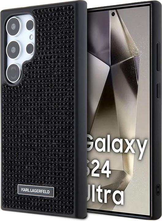 Image du produit Karl Lagerfeld KLHCLHDSPRK S928 hardcase czarny/black Rhinestone Metal Logo (Samsung Galaxy S24 Ultra)