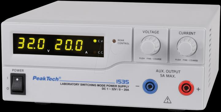 Actual product image Peaktech PT-65B (Power supply)