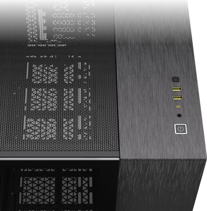 Corsair 2500X (black/anthracite, tempered glass x 2) (Mini-ITX, mATX)