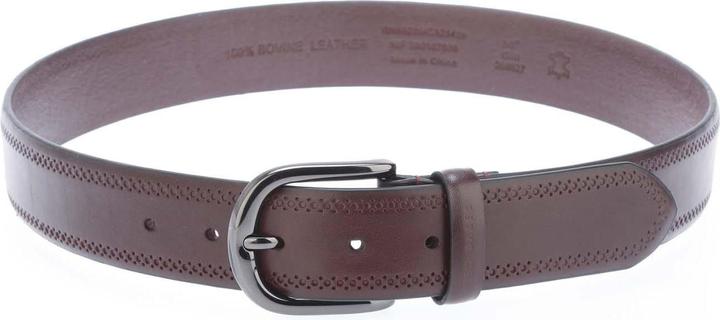 Actual product image Ted Baker Picolt Brogue Detailing Bovine Leather Belt