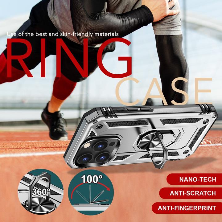Image du produit Nalia Étui antichoc Military-Style Ring (Apple iPhone 16 Pro)