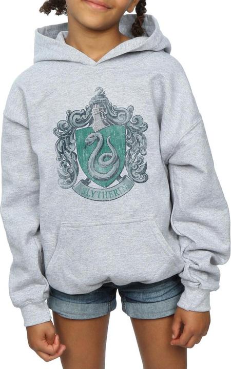 Image du produit - Sweat à capuche SLYTHERIN DISTRESSED CREST - Fille (140, 146)