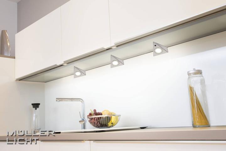 Produktbild Müller Licht LED Unterbauleuchten in weiss mit Bewegungssensor - 3 Stück (3000 lm)