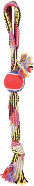 Image du produit Zolux Rope toy avec balle de tennis, 55 cm lasso (Jouet à balle chien)