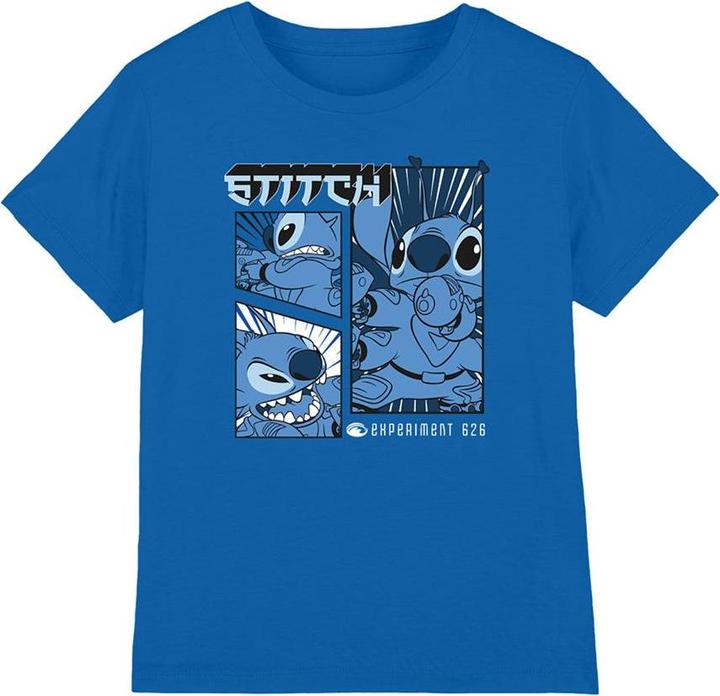 Immagine prodotto Lilo & Stitch Maglietta Cucitura Striscia a Fumetti Bambini (116)