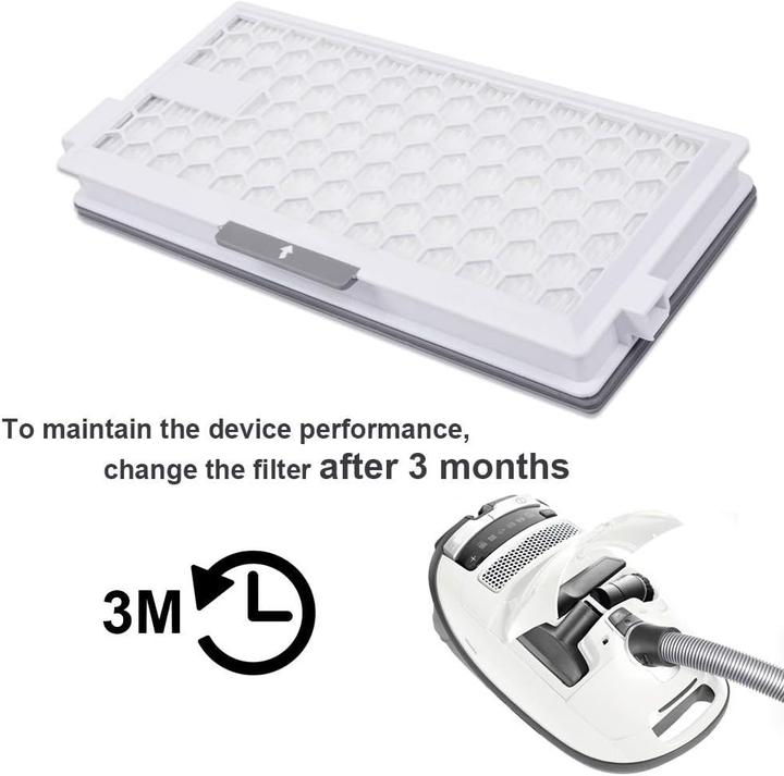 Produktbild Plutoos 2 HEPA Airclean Plus 50 Filters für Miele Complete C3 Powerline, S8340 Staubsaugerfilter - Air Clean