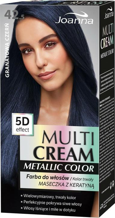 Immagine prodotto Joanna Tintura per capelli effetto 5D Multi Cream Metallic Colour 42,5 Navyueack (42,5 Granatowa Czerń)