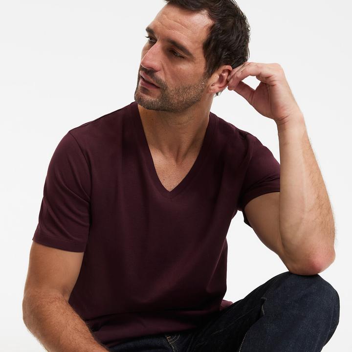 Immagine prodotto La Redoute Collections T-Shirt mit V-Ausschnitt (M)