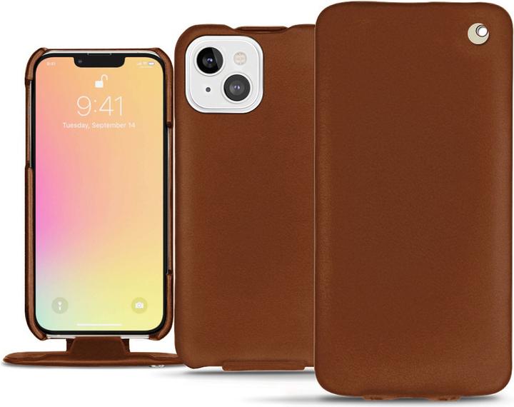 Actual product image Noreve Leather cover vertical (Apple iPhone 13)