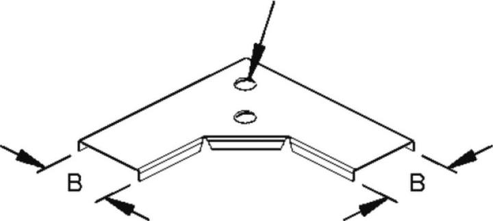 Produktbild Niedax Deckel (Kabeldurchlass, 17.50 cm)