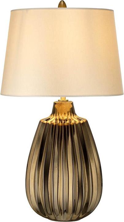 Image du produit Elstead Lighting Newham lampe de table E27 55cm bronze céramique, satin nacré structuré (E27)