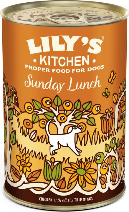 Lily's Kitchen Cibo umido Sunday Lunch, 6 x 400 g (Adulto, 1 pz., 2770 g)