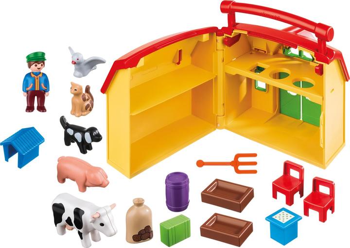 Produktbild Playmobil Mein Mitnehm-Bauernhof (6962, Playmobil 1.2.3)