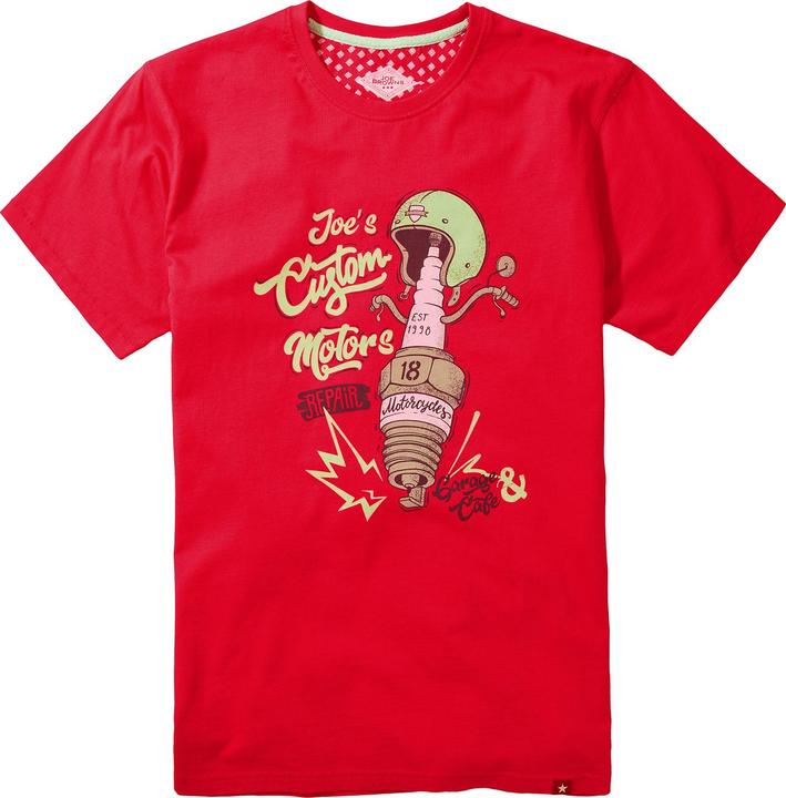 Actual product image Joe Browns Motors Helmet & Engine Graphic T-Shirt (XL)