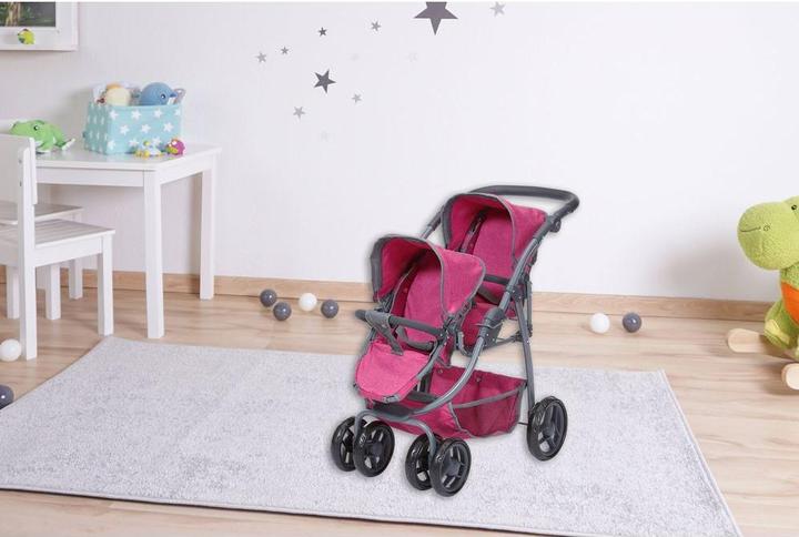 Immagine prodotto Knorrtoys Carrozza per bambole gemelle Milo berry