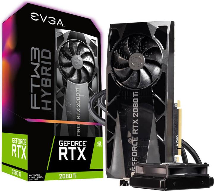 Actual product image EVGA GeForce RTX 2080 Ti FTW3 Ultra Hybrid (11 GB)