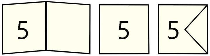 Actual product image Folia Double cards square 220 g/m2 (5 pcs.)