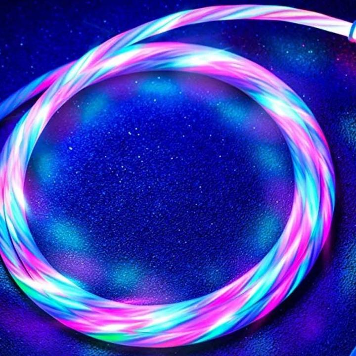 Immagine prodotto PhoneLook Cavo di ricarica USB 3 in 1 con luce LED e attacchi di ricarica magnetici (1 m, USB 3.0)