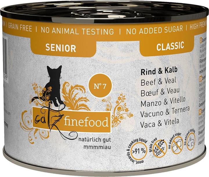Image du produit Catz Finefood Nourriture humide pour chats (Senior, 6 pcs, 200 g)