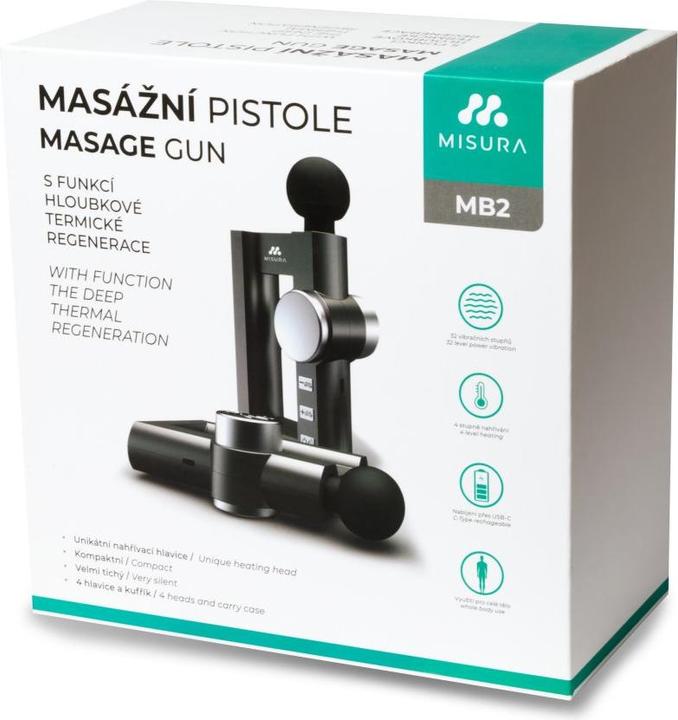 Actual product image Misura MB2 massage gun with deep heat function