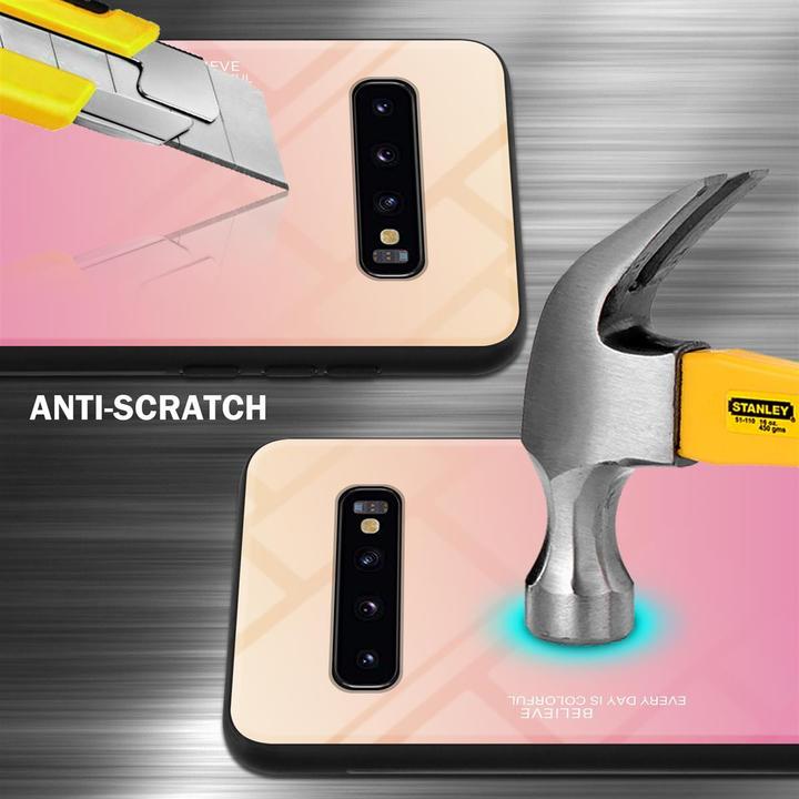 Immagine prodotto Cadorabo Copertura in vetro TPU 2 colori (Samsung Galaxy S10+)