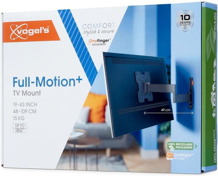 Immagine prodotto Vogels TVM 3245 (Muro, 43", 15 kg)