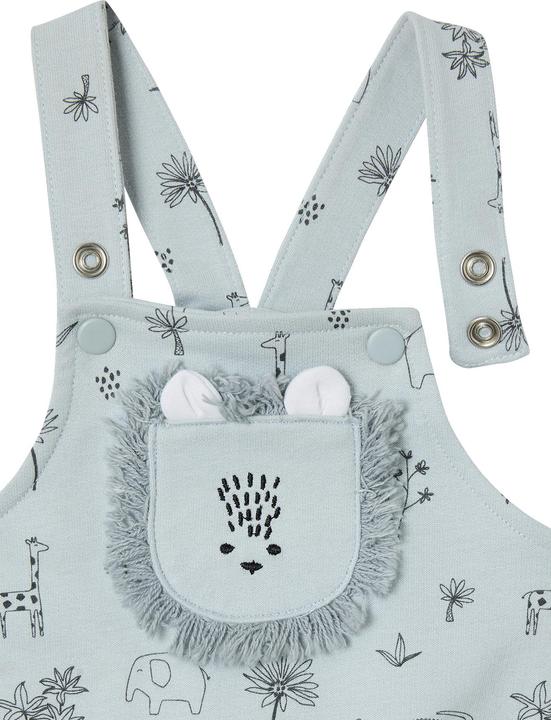 Actual product image Vertbaudet Baby-Set: Latzhose, Body & Halstuch, Dschungelmotive (80)