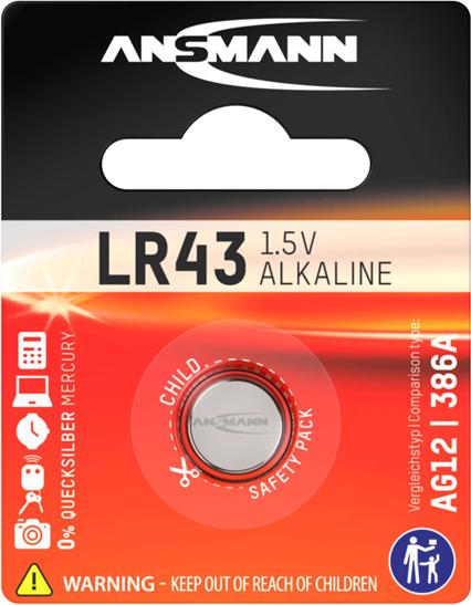 Produktbild Ansmann Alkaline LR43 (1 Stk., LR43)