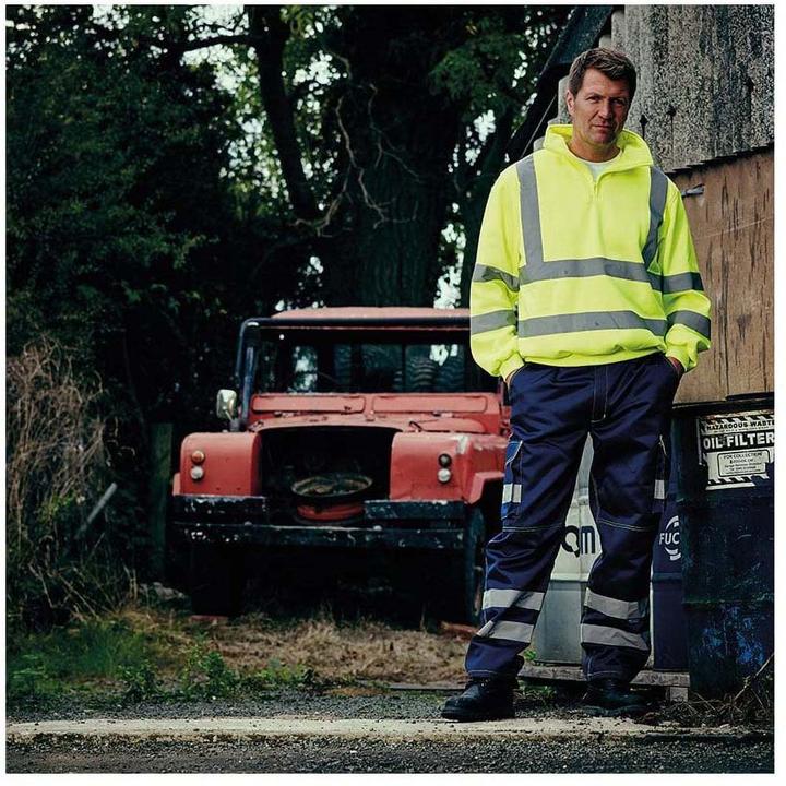 Produktbild Yoko Hi Vis Pullover mit 14 Reissverschluss (3XL)