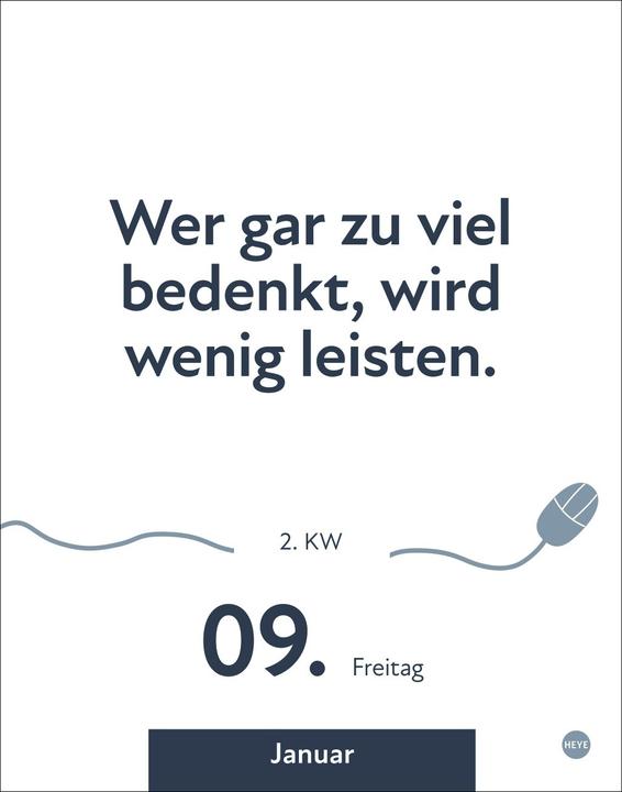 Produktbild Die besten Sprüche für lange Bürotage Tagesabreisskalender 2026 (11 x 14 cm, Harter Einband, Deutsch)