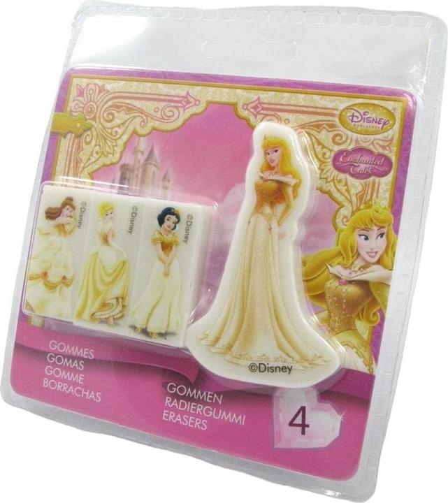 Image du produit Disney Princess Gommes pour personnages (paquet de 4)