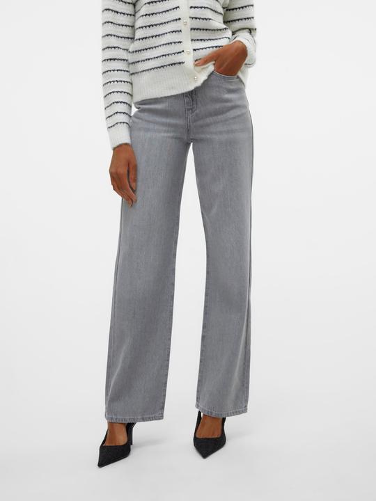 Actual product image Vero Moda VMREBECCA Super High Rise Weiter Beinschnitt Jeans Straight-Fit (28)