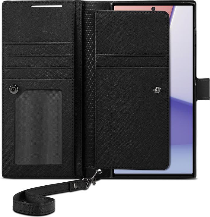 Image du produit Spigen Portefeuille S Plus pour S918B Samsung Galaxy S23 Ultra - noir (Samsung Galaxy S23 Ultra)