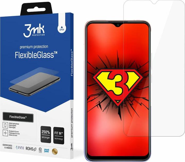 Actual product image 3MK FlexibleGlass do Xiaomi Redmi 9 Prime (1 Piece, Xiaomi Redmi 9 Prime)
