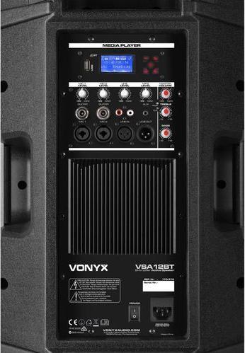 Produktbild Vonyx Lautsprecher VSA12BT (Aktiv, 1x 400 W)