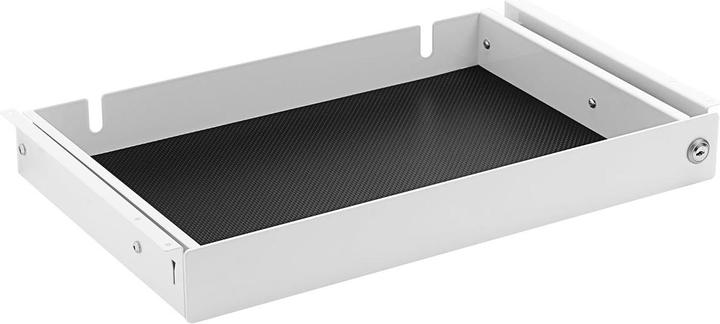 Produktbild MonLines NTH002W Notebook Schublade unter dem Tisch mit Schloss, weiss