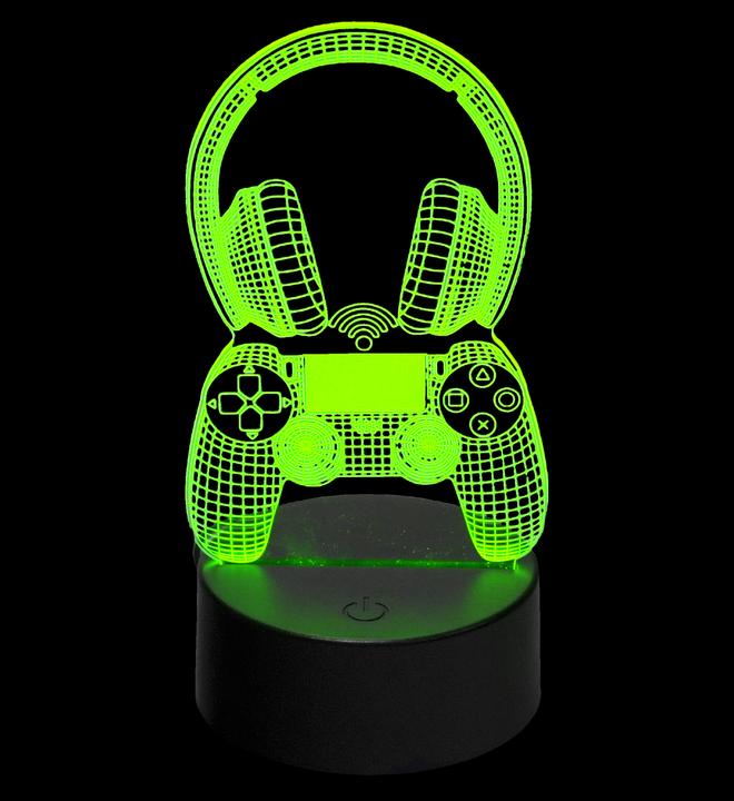 Actual product image Mecharite 3005556 table lamp LED Black, Green