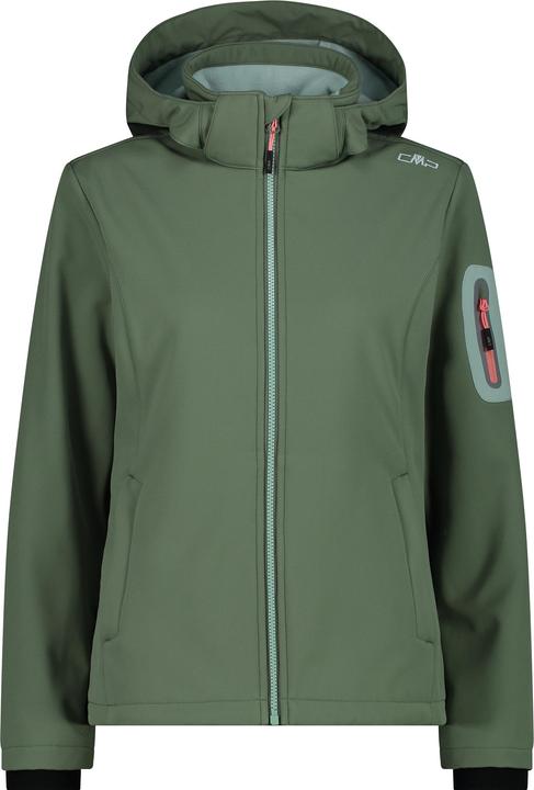 Immagine prodotto CMP Campagnolo Giacca Softshell da donna con cappuccio e zip (34, XXS)