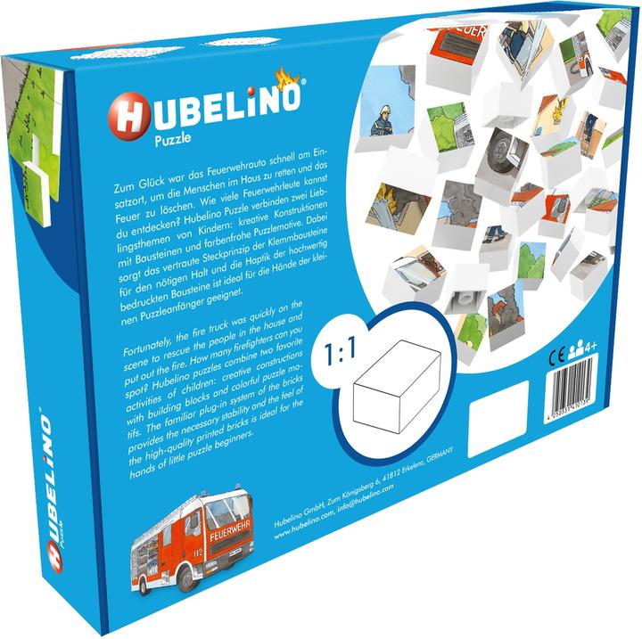Produktbild Hubelino Puzzle Feuerwehr Einsatz (35-teilig) (35 Teile)