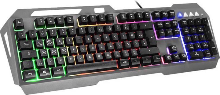 Immagine prodotto Speedlink LUNERA Wired, USB Gaming Keyboard tedesca retroilluminata, QWERTY, Windows® Nero (DE, Cablato)