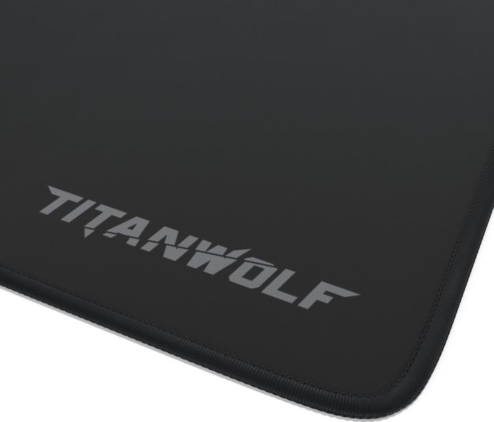Actual product image Titanwolf Gaming mouse pad, 350 x 250mm speed mouse mat, 3mm height, non-slip, hard-wearing (L)