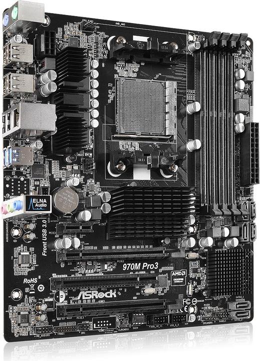 Produktbild AsRock 970M Pro3 (AM3+, AMD 970, mATX)