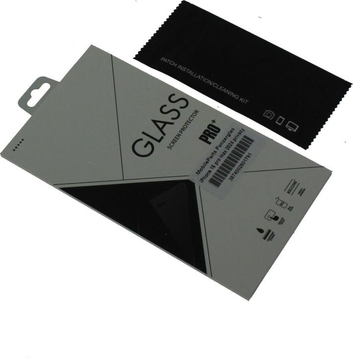 Actual product image MobileParts Panzerglas (1 Piece, Apple iPhone 16 Pro Max)