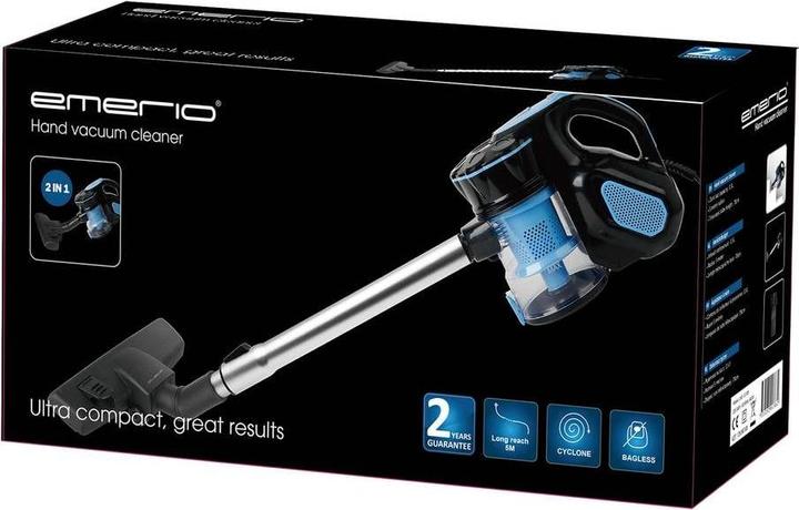 Actual product image Emerio UVE-123109 UVE-123109 Cyclonic hand-held hoover Bagless, cyclonic technology