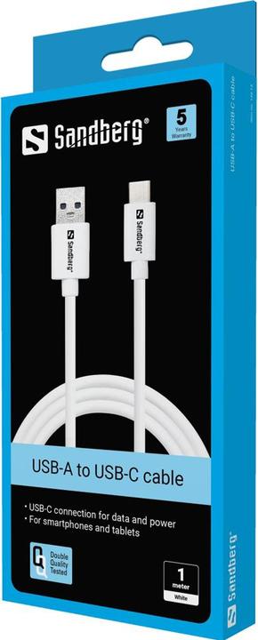 Produktbild Sandberg USB-C-Kabel (1 m, USB 3.0)