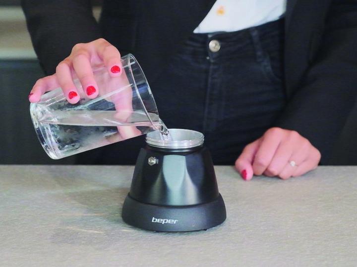 Actual product image Beper BC.041N- electric espressomachine- 3 koffiekopjes