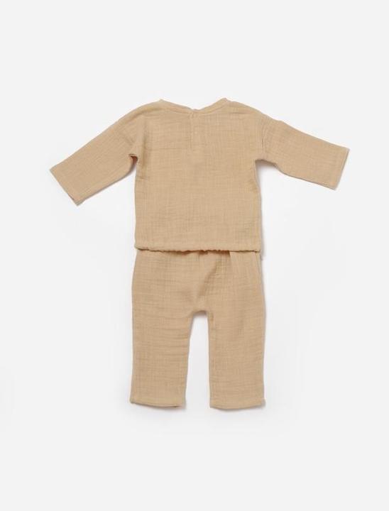 BabyCosy Set aus langärmligem T-Shirt und Hose (86)