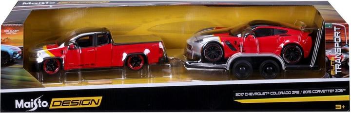 Actual product image Maisto Chevrolet Colorado ZR2 & Corvette Z06 1/24