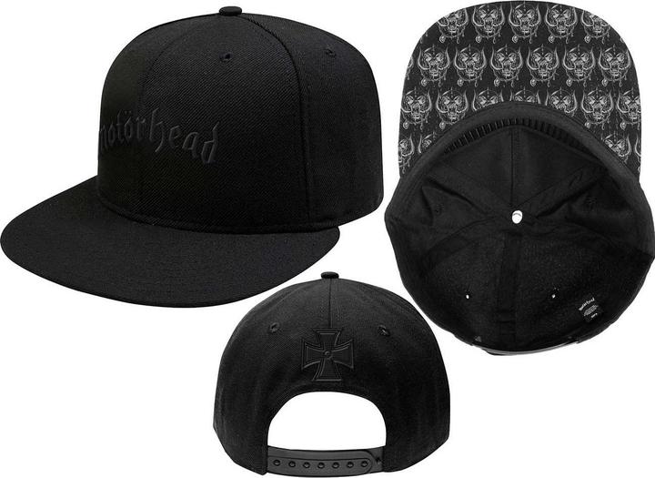 Actual product image Motorhead Logo & Warpig Snapback Cap