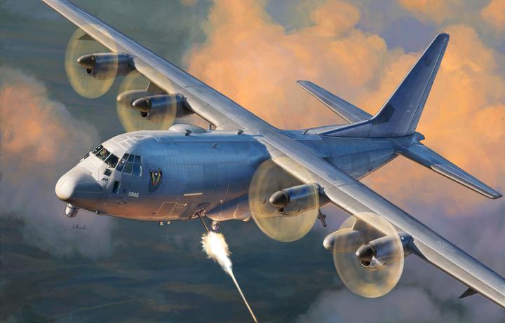 Image du produit Zvezda 1/72 AC-130J GUNSHIP GHOSTRIDER (8/23) *